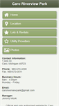 Mobile Screenshot of caroriverviewpark.com